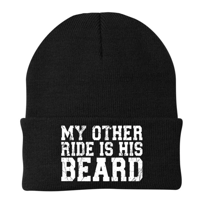 My Other Ride Is His Beard Knit Cap Winter Beanie