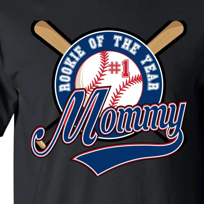 Mommy of Rookie 1st Birthday Baseball Theme Matching Party Tall T-Shirt