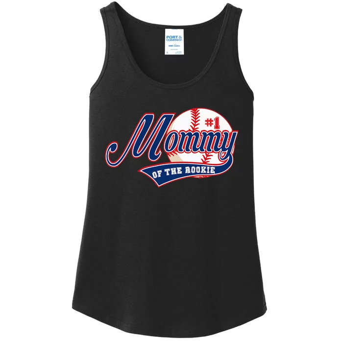 Mommy Of Rookie 1st Birthday Baseball Theme Matching Party Ladies Essential Tank