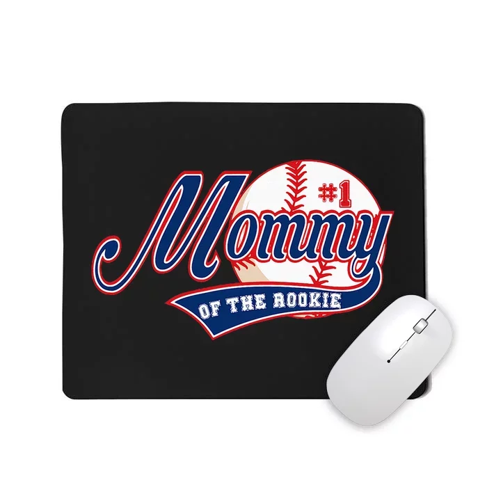 Mommy Of Rookie 1st Birthday Baseball Theme Matching Party Mousepad