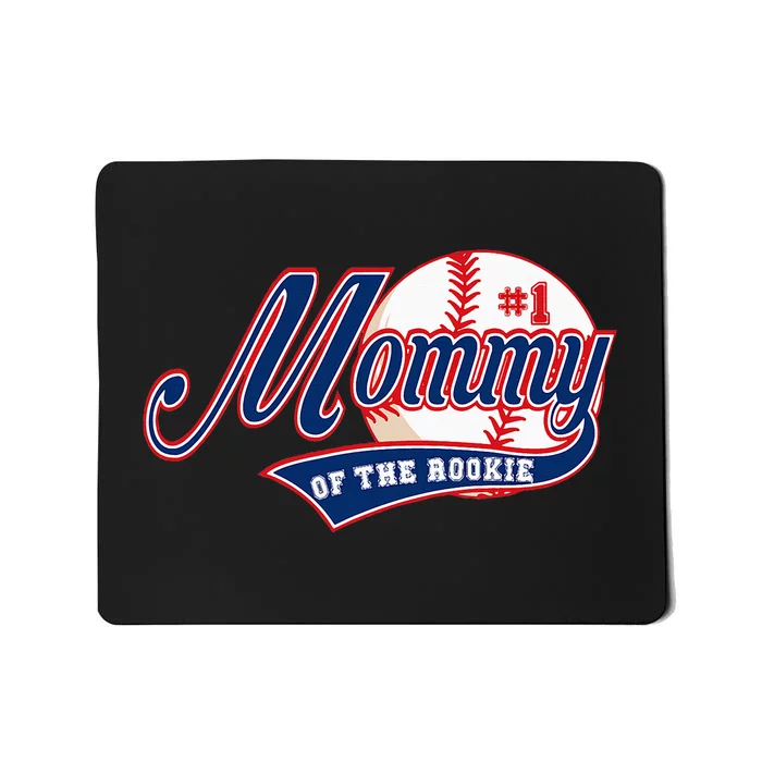 Mommy Of Rookie 1st Birthday Baseball Theme Matching Party Mousepad