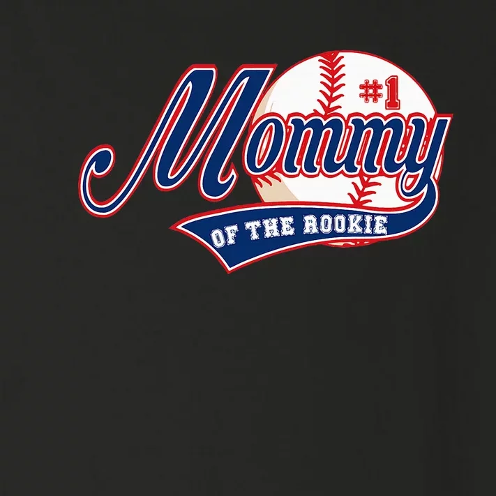 Mommy Of Rookie 1st Birthday Baseball Theme Matching Party Toddler Long Sleeve Shirt