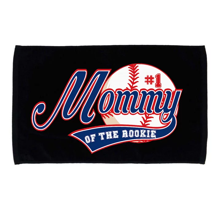 Mommy Of Rookie 1st Birthday Baseball Theme Matching Party Microfiber Hand Towel