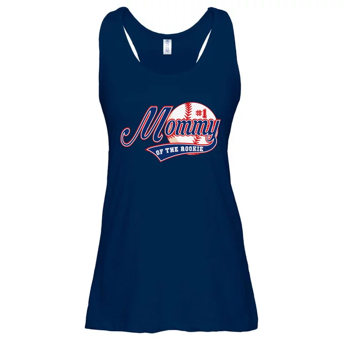 Mommy Of Rookie 1st Birthday Baseball Theme Matching Party Ladies Essential Flowy Tank