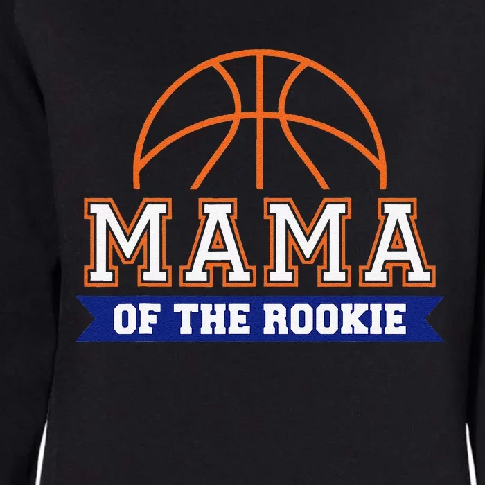 Mama Of Rookie 1st Birthday Basketball Theme Matching Party Womens California Wash Sweatshirt