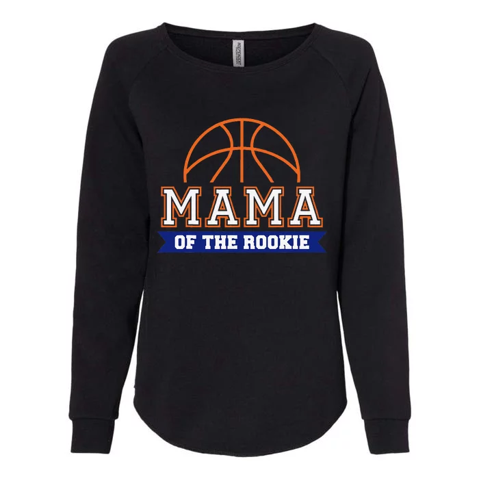 Mama Of Rookie 1st Birthday Basketball Theme Matching Party Womens California Wash Sweatshirt