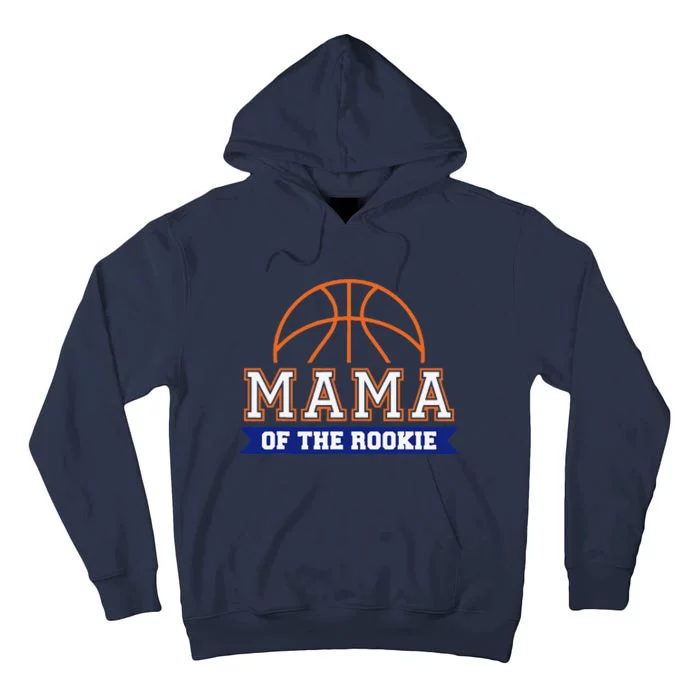 Mama Of Rookie 1st Birthday Basketball Theme Matching Party Tall Hoodie