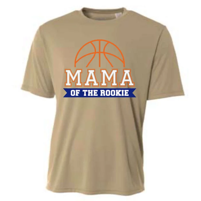 Mama Of Rookie 1st Birthday Basketball Theme Matching Party Cooling Performance Crew T-Shirt