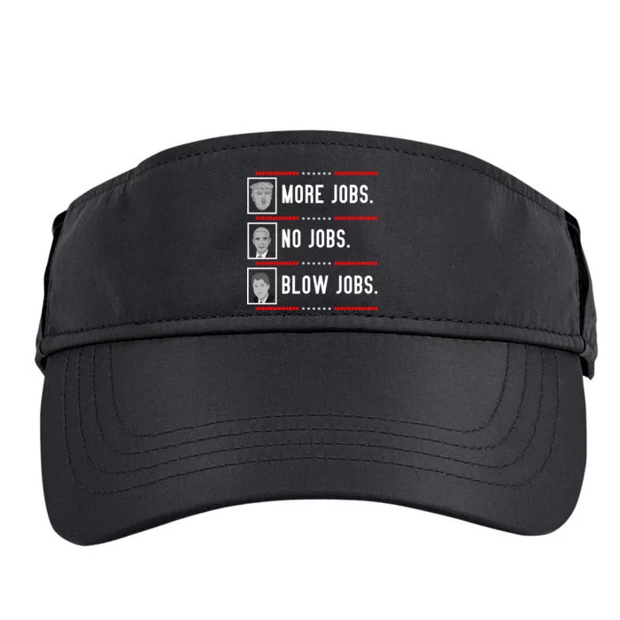 More Jobs No Jobs Blow Jobs Pro Trump Adult Drive Performance Visor