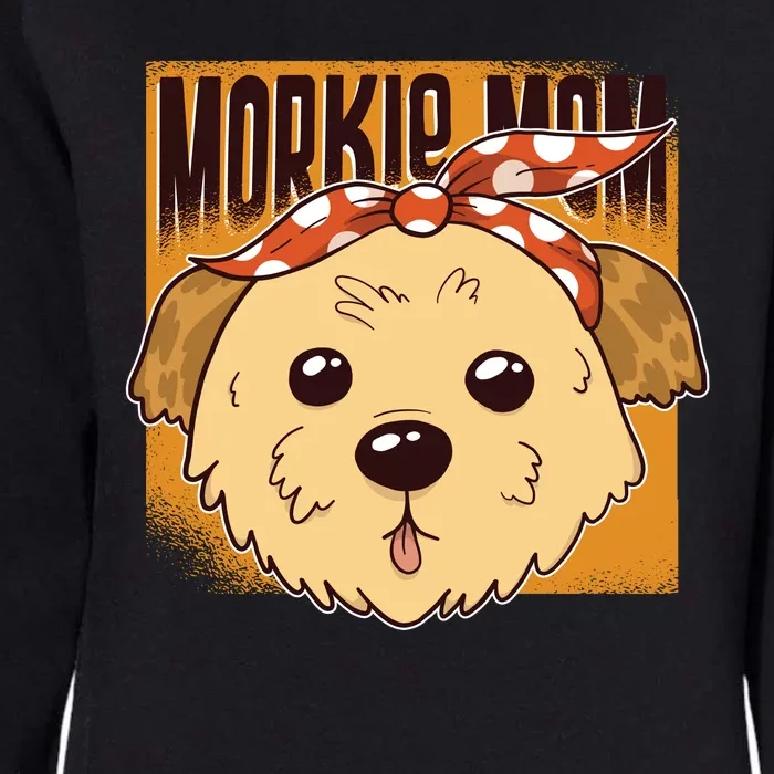 Morkie Mom Womens California Wash Sweatshirt