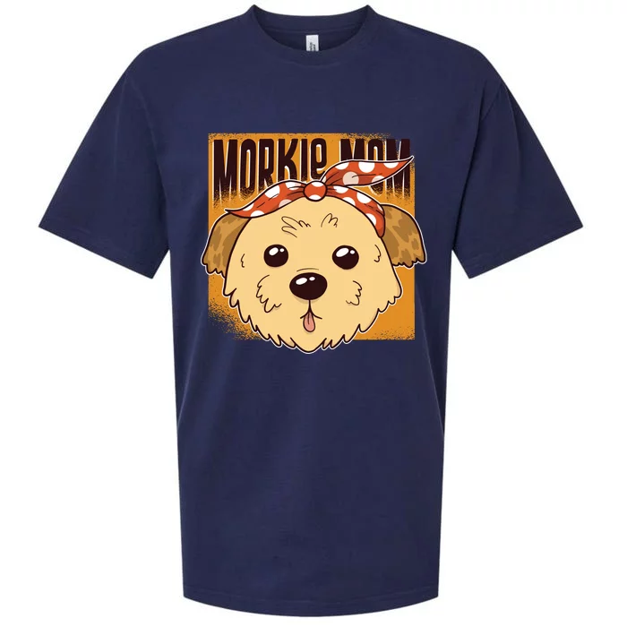 Morkie Mom Sueded Cloud Jersey T-Shirt