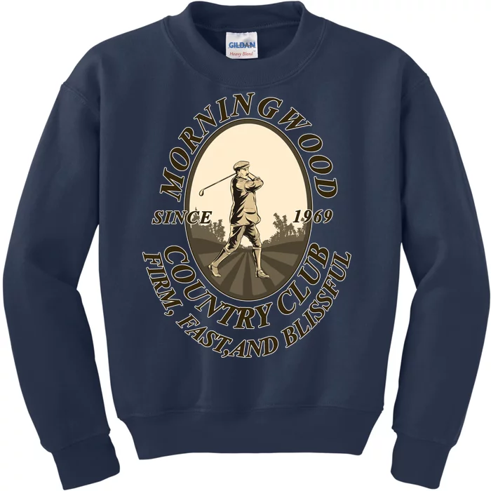 Morningwood Country Club Classic Golf Kids Sweatshirt