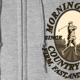 Morningwood Country Club Classic Golf Full Zip Hoodie