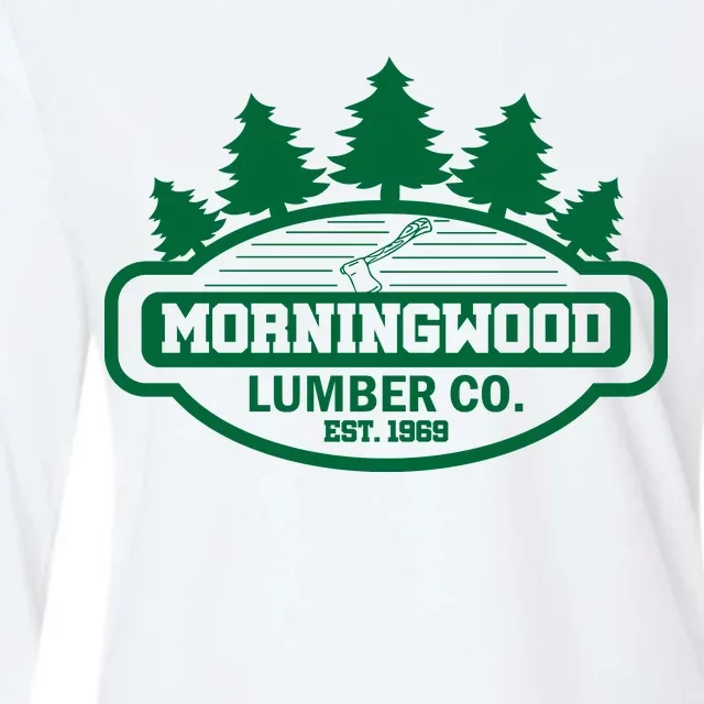 Morningwood Lumber Company Womens Cotton Relaxed Long Sleeve T-Shirt