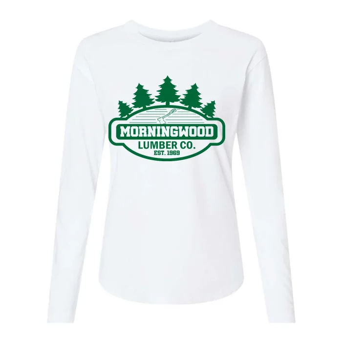 Morningwood Lumber Company Womens Cotton Relaxed Long Sleeve T-Shirt