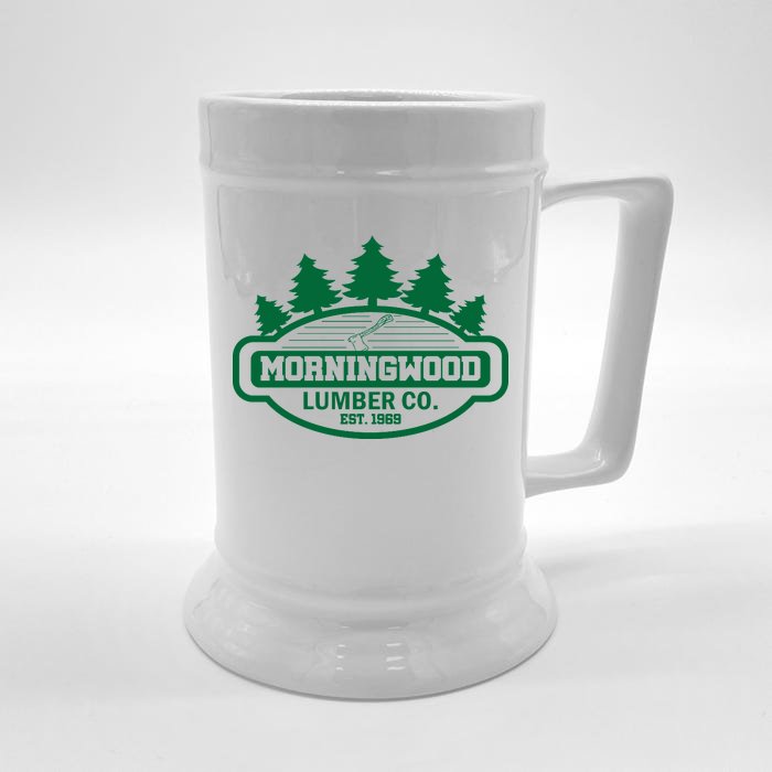 Morningwood Lumber Company Front & Back Beer Stein