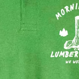 Morningwood Lumber Company We Work Hard Softstyle Adult Sport Polo