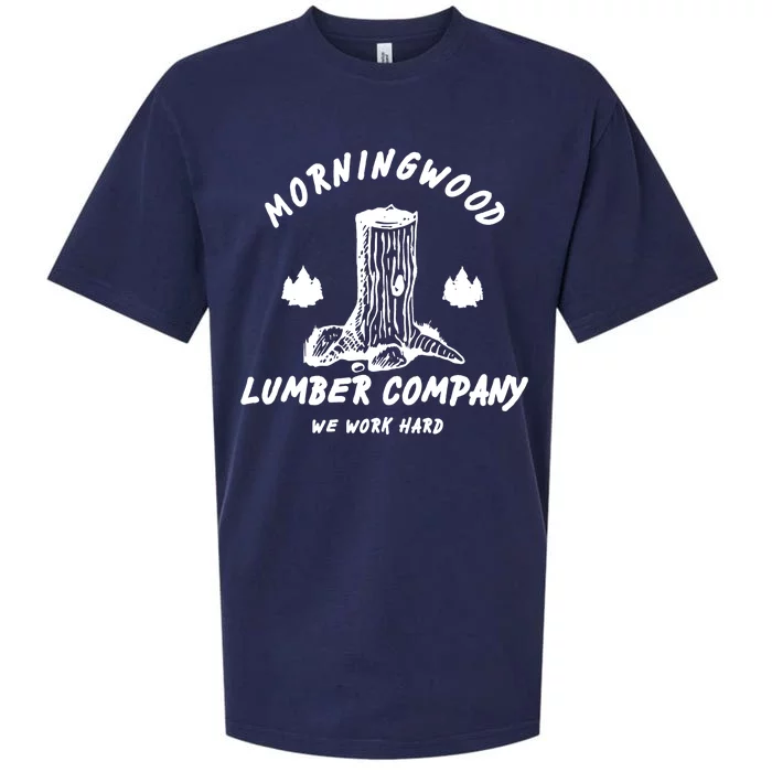 Morningwood Lumber Company We Work Hard Sueded Cloud Jersey T-Shirt