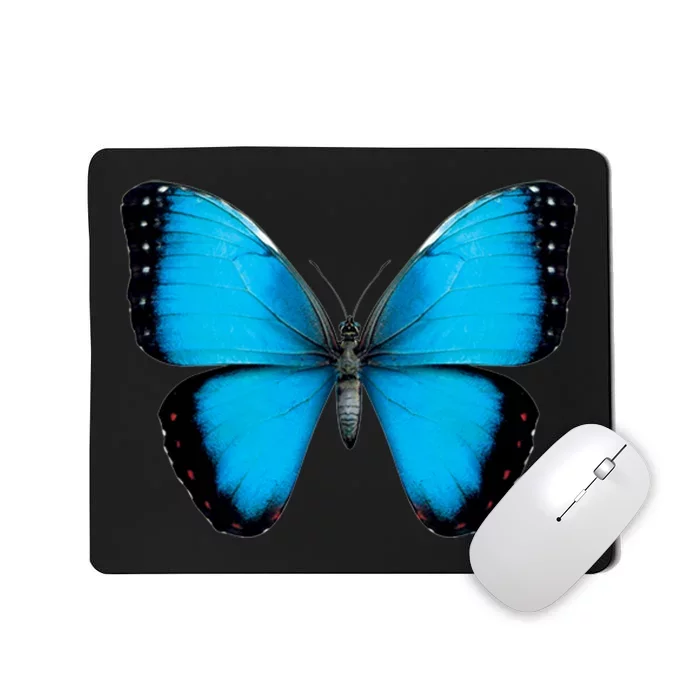 Morpho Butterfly Close Up 3D Mousepad