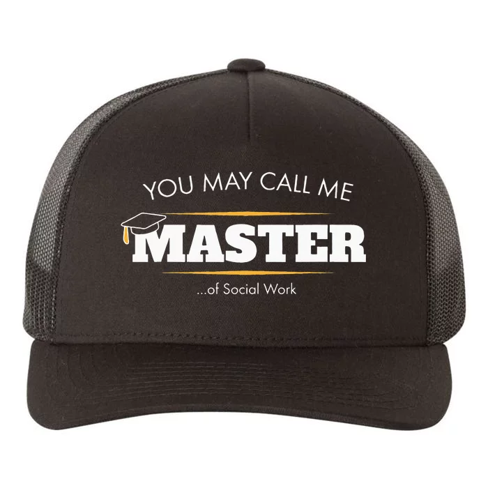 Master Of Social Work Funny Graduation Gift 2019 Yupoong Adult 5-Panel Trucker Hat