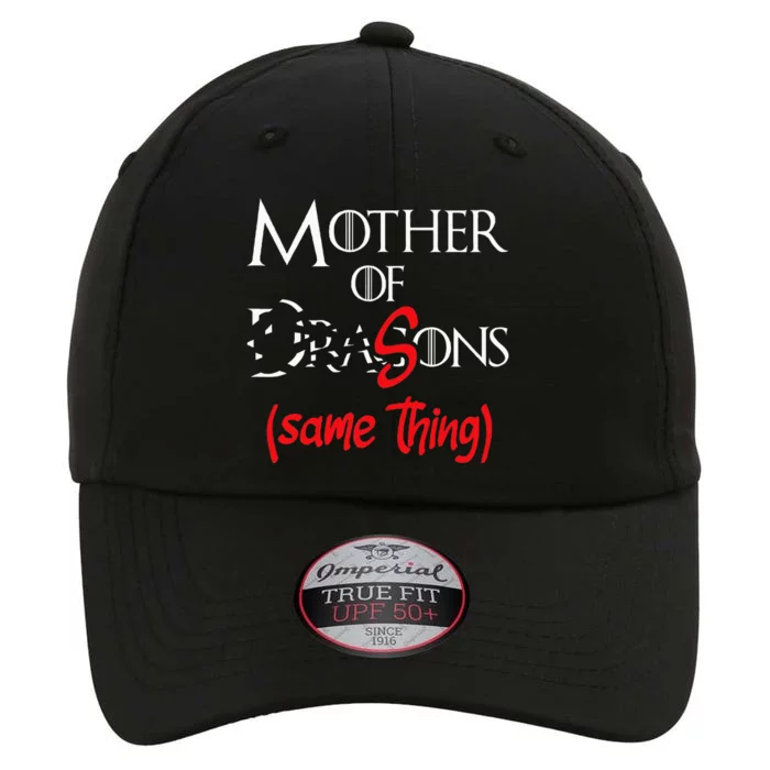 Mother Of Sons Funny Dragon Mother Mom The Original Performance Cap