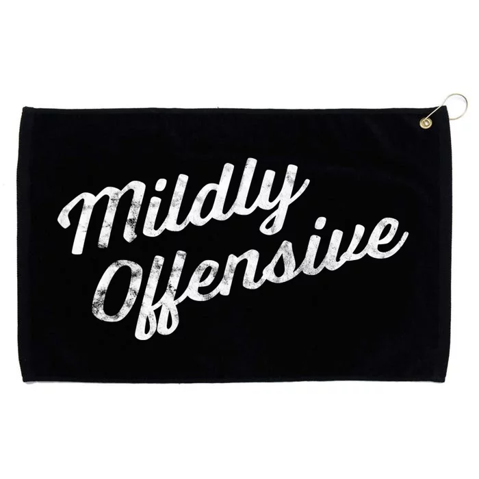 Mildly Offensive Sarcastic Gift Funny Grommeted Golf Towel