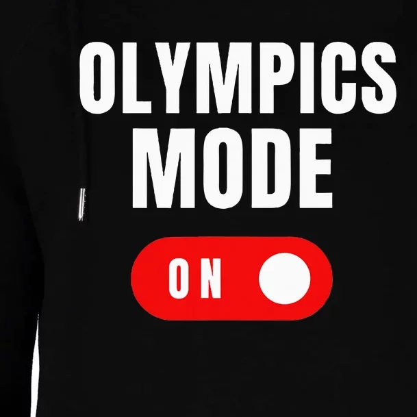 Mode On Sports Athlete Coach Gymnast Track Skating Womens Funnel Neck Pullover Hood