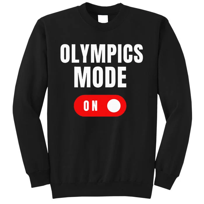 Mode On Sports Athlete Coach Gymnast Track Skating Tall Sweatshirt