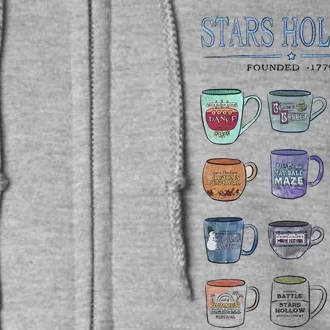 Mugs Of Stars Hollow Annual Events Luke’s Diner Coffee Girl Full Zip Hoodie