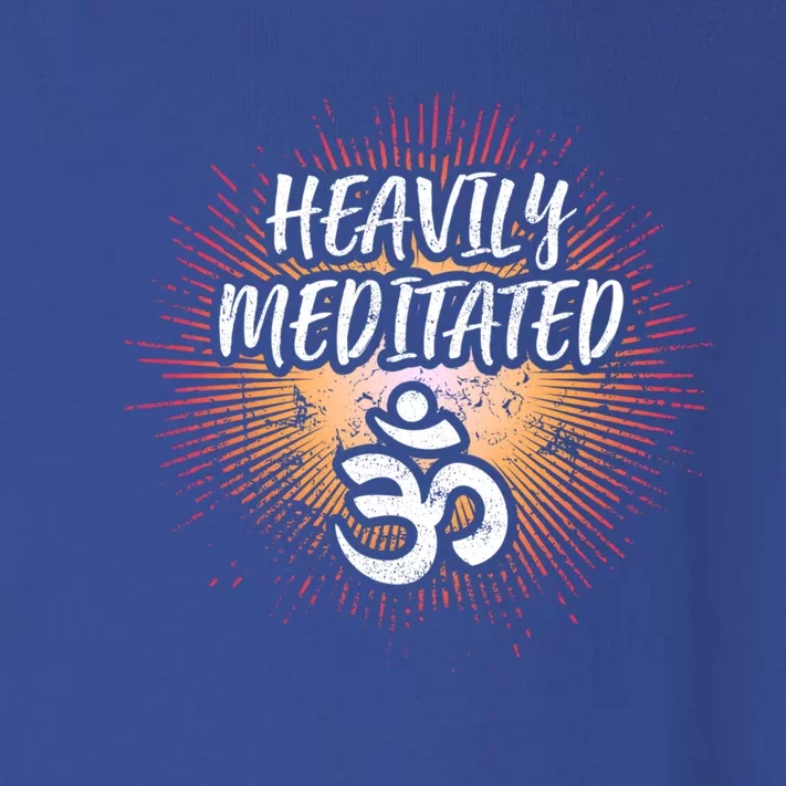 Meditated Ohm Symbol Yoga Heavily Om Gift Toddler Long Sleeve Shirt