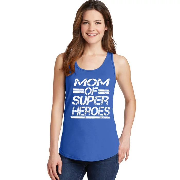 Mom Of Super Heroes For Super Awesome Mom Meaningful Gift Ladies Essential Tank