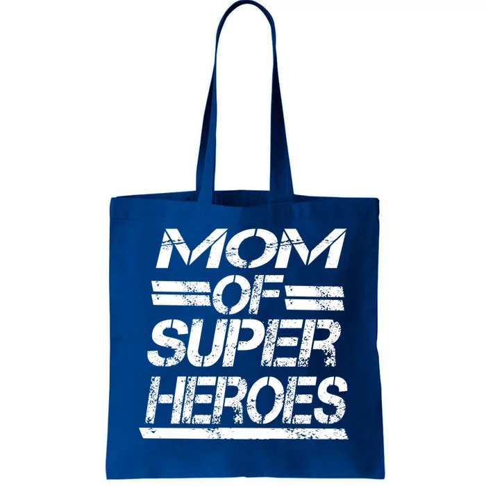 Mom Of Super Heroes For Super Awesome Mom Meaningful Gift Tote Bag