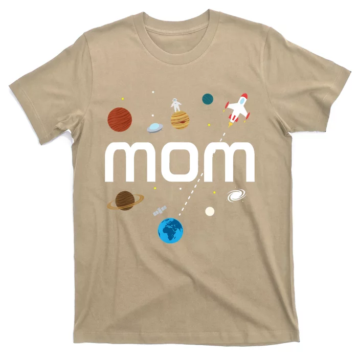 Mom Outer Space Birthday Party Gift T-Shirt