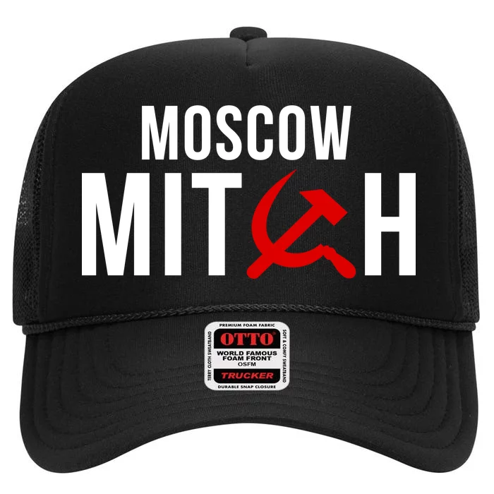 Moscow Mitch High Crown Mesh Trucker Hat