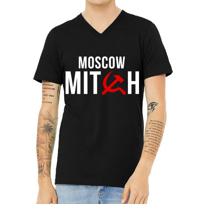 Moscow Mitch V-Neck T-Shirt