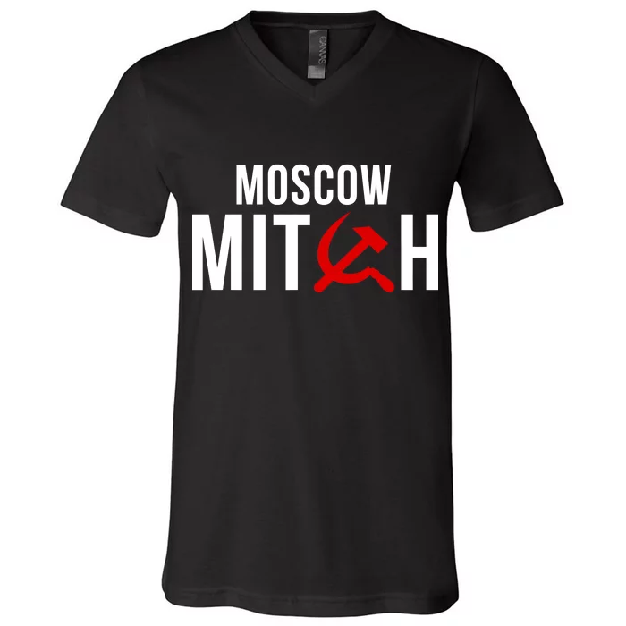 Moscow Mitch V-Neck T-Shirt