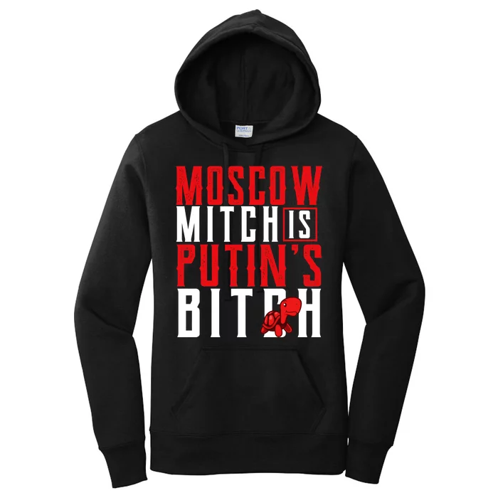 Moscow Mitch Is Putins B*tch Turtle Women's Pullover Hoodie