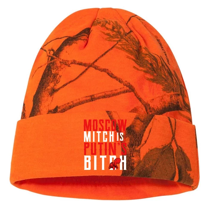 Moscow Mitch Is Putins B*tch Turtle Kati - 12in Camo Beanie