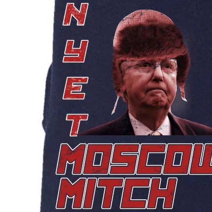 Moscow Mitch McConnell Nyet Doggie 3-End Fleece Hoodie