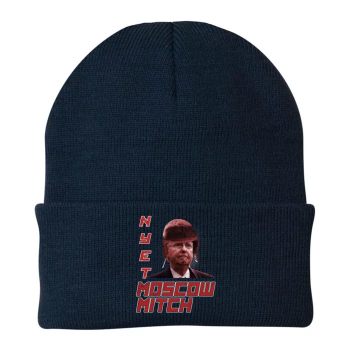 Moscow Mitch McConnell Nyet Knit Cap Winter Beanie