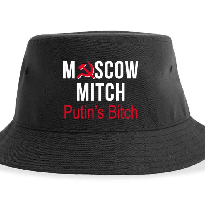 Moscow Mitch Putin's Bitch Sustainable Bucket Hat