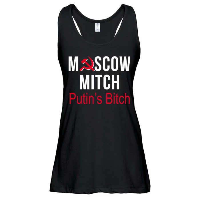 Moscow Mitch Putin's Bitch Ladies Essential Flowy Tank