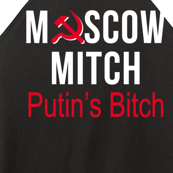 Moscow Mitch Putin's Bitch Women’s Perfect Tri Rocker Tank