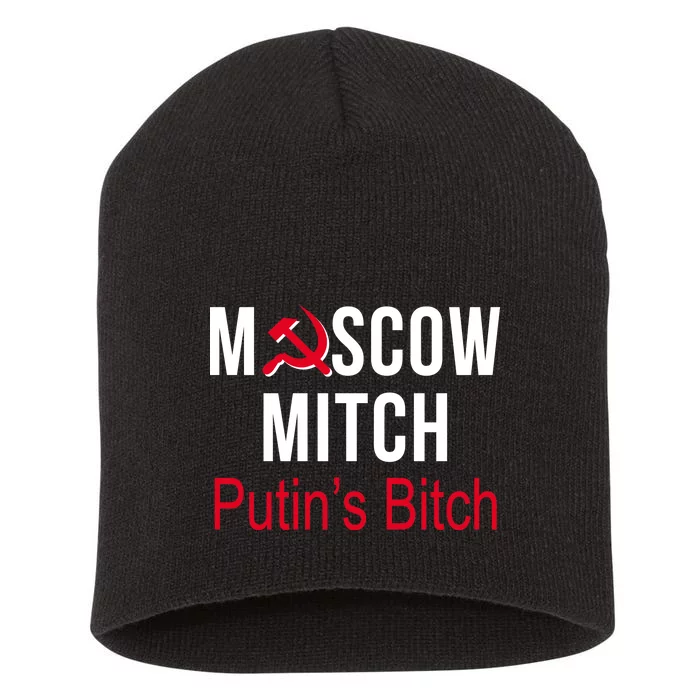 Moscow Mitch Putin's Bitch Short Acrylic Beanie