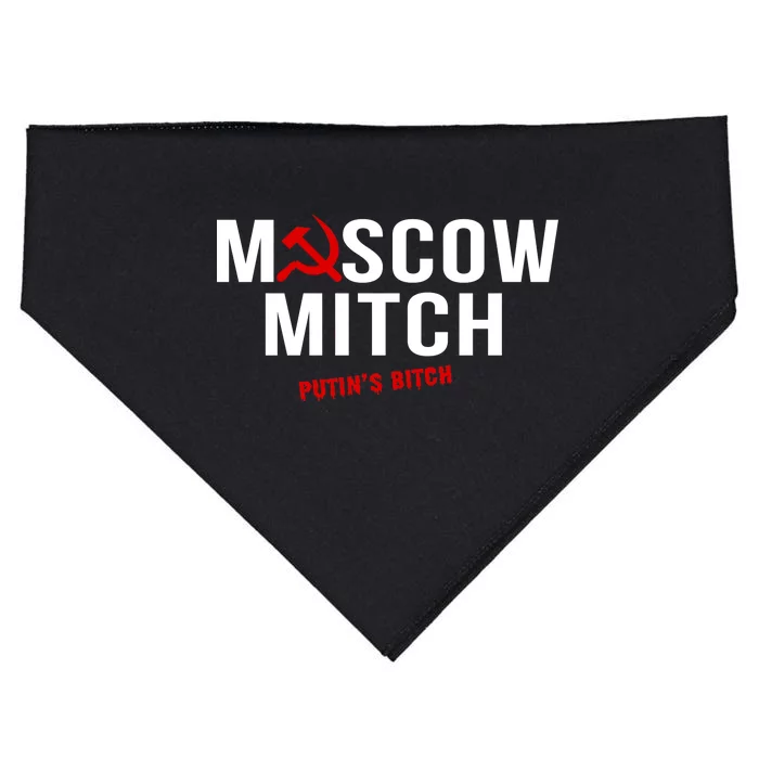 Moscow Mitch Putins Puppet USA-Made Doggie Bandana