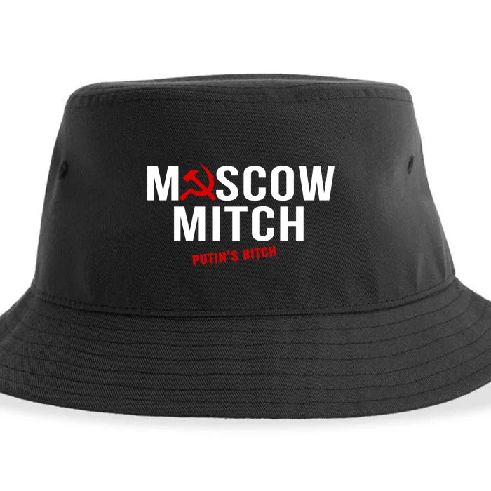 Moscow Mitch Putins Puppet Sustainable Bucket Hat