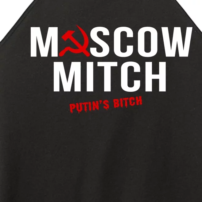 Moscow Mitch Putins Puppet Women’s Perfect Tri Rocker Tank