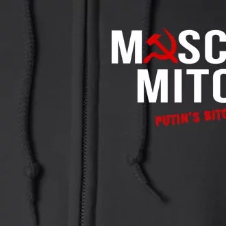 Moscow Mitch Putins Puppet Full Zip Hoodie