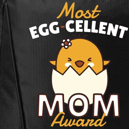 Most Eggcellent Mom Award City Backpack