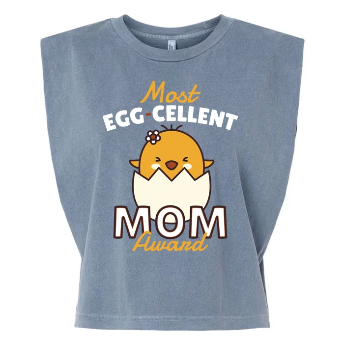 Most Eggcellent Mom Award Garment-Dyed Women's Muscle Tee